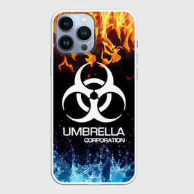 Чехол для iPhone 13 Pro Max с принтом UMBRELLA CORPORATION в Кировске,  |  | Тематика изображения на принте: biohazard | biohazard 7 | crocodile | fang | game | hand | monster | new umbrella | resident evil | resident evil 7 | umbrella | umbrella corp | umbrella corporation | zombie | обитель