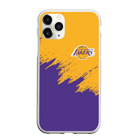 Чехол для iPhone 11 Pro матовый с принтом LA LAKERS в Кировске, Силикон |  | Тематика изображения на принте: america | basketball | kobe bryant | la | la lakers | lakers | los angeles lakers | nba | usa | баскетбол | кобе брайант | лос анджелес лейкерс | нба | сша