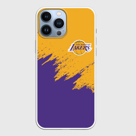 Чехол для iPhone 13 Pro Max с принтом LA LAKERS | ЛЕЙКЕРС в Кировске,  |  | america | basketball | kobe bryant | la | la lakers | lakers | los angeles lakers | nba | usa | баскетбол | кобе брайант | лос анджелес лейкерс | нба | сша