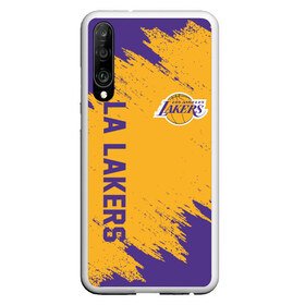 Чехол для Honor P30 с принтом LA LAKERS в Кировске, Силикон | Область печати: задняя сторона чехла, без боковых панелей | america | basketball | kobe bryant | la | la lakers | lakers | los angeles lakers | nba | usa | баскетбол | кобе брайант | лос анджелес лейкерс | нба | сша