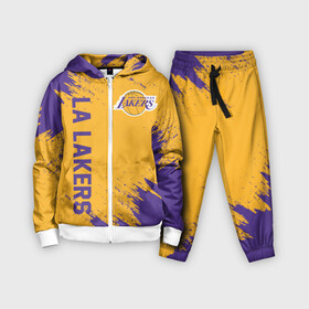 Детский костюм 3D с принтом LA LAKERS в Кировске,  |  | america | basketball | kobe bryant | la | la lakers | lakers | los angeles lakers | nba | usa | баскетбол | кобе брайант | лос анджелес лейкерс | нба | сша