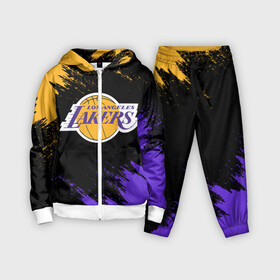 Детский костюм 3D с принтом LA LAKERS в Кировске,  |  | america | basketball | kobe bryant | la | la lakers | lakers | los angeles lakers | nba | usa | баскетбол | кобе брайант | лос анджелес лейкерс | нба | сша