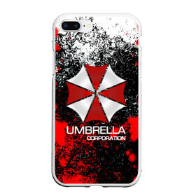 Чехол для iPhone 7Plus/8 Plus матовый с принтом UMBRELLA CORP в Кировске, Силикон | Область печати: задняя сторона чехла, без боковых панелей | biohazard | biohazard 7 | crocodile | fang | game | hand | monster | new umbrella | resident evil | resident evil 7 | umbrella | umbrella corp | umbrella corporation | zombie | обитель