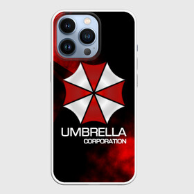 Чехол для iPhone 13 Pro с принтом UMBRELLA CORP в Кировске,  |  | Тематика изображения на принте: biohazard | biohazard 7 | crocodile | fang | game | hand | monster | new umbrella | resident evil | resident evil 7 | umbrella | umbrella corp | umbrella corporation | zombie | обитель