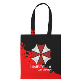 Шоппер 3D с принтом UMBRELLA CORP в Кировске, 100% полиэстер | Плотность: 200 г/м2; Размер: 34×35 см; Высота лямок: 30 см | biohazard | biohazard 7 | crocodile | fang | game | hand | monster | new umbrella | resident evil | resident evil 7 | umbrella | umbrella corp | umbrella corporation | zombie | обитель