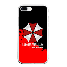 Чехол для iPhone 7Plus/8 Plus матовый с принтом UMBRELLA CORP в Кировске, Силикон | Область печати: задняя сторона чехла, без боковых панелей | biohazard | biohazard 7 | crocodile | fang | game | hand | monster | new umbrella | resident evil | resident evil 7 | umbrella | umbrella corp | umbrella corporation | zombie | обитель