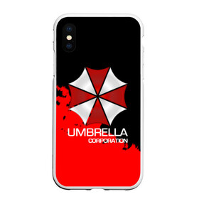 Чехол для iPhone XS Max матовый с принтом UMBRELLA CORP в Кировске, Силикон | Область печати: задняя сторона чехла, без боковых панелей | biohazard | biohazard 7 | crocodile | fang | game | hand | monster | new umbrella | resident evil | resident evil 7 | umbrella | umbrella corp | umbrella corporation | zombie | обитель