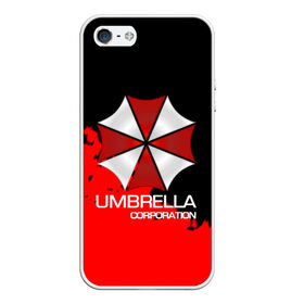 Чехол для iPhone 5/5S матовый с принтом UMBRELLA CORP в Кировске, Силикон | Область печати: задняя сторона чехла, без боковых панелей | biohazard | biohazard 7 | crocodile | fang | game | hand | monster | new umbrella | resident evil | resident evil 7 | umbrella | umbrella corp | umbrella corporation | zombie | обитель