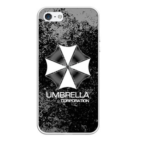 Чехол для iPhone 5/5S матовый с принтом UMBRELLA CORP в Кировске, Силикон | Область печати: задняя сторона чехла, без боковых панелей | biohazard | biohazard 7 | crocodile | fang | game | hand | monster | new umbrella | resident evil | resident evil 7 | umbrella | umbrella corp | umbrella corporation | zombie | обитель