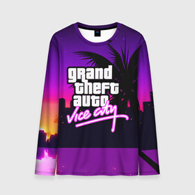 Мужской лонгслив 3D с принтом GTA:VICE CITY в Кировске, 100% полиэстер | длинные рукава, круглый вырез горловины, полуприлегающий силуэт | grand theft auto 2 | grand theft auto 3 | grand theft auto v | grand theft auto: san andreas | grand theft auto: vice city | gta 1 | gta 2 | gta 3 | gta 4 | gta 5 | gta online | gta v | город | игры