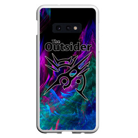 Чехол для Samsung S10E с принтом The Outsider в Кировске, Силикон | Область печати: задняя сторона чехла, без боковых панелей | Тематика изображения на принте: outsider | the | детективы | кинг | мистика | стивен | телесериал | триллеры | чужак