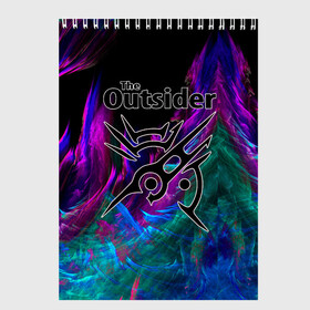 Скетчбук с принтом The Outsider в Кировске, 100% бумага
 | 48 листов, плотность листов — 100 г/м2, плотность картонной обложки — 250 г/м2. Листы скреплены сверху удобной пружинной спиралью | outsider | the | детективы | кинг | мистика | стивен | телесериал | триллеры | чужак