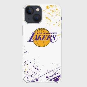 Чехол для iPhone 13 mini с принтом LA LAKERS в Кировске,  |  | america | basketball | kobe bryant | la | la lakers | lakers | los angeles lakers | nba | usa | баскетбол | кобе брайант | лос анджелес лейкерс | нба | сша