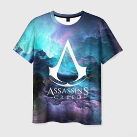 Мужская футболка 3D с принтом ASSASSIN`S CREED в Кировске, 100% полиэфир | прямой крой, круглый вырез горловины, длина до линии бедер | slayer | асасин | ассасин крид | ассассин | тамплиеры