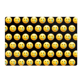 Магнитный плакат 3Х2 с принтом New Emoji в Кировске, Полимерный материал с магнитным слоем | 6 деталей размером 9*9 см | crying | emoji | smile | smiling face with tear | tear | плачущий | слеза | смайлик | улыбка | эмодзи