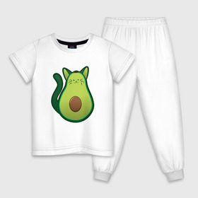 Детская пижама хлопок с принтом AVOCATO в Кировске, 100% хлопок |  брюки и футболка прямого кроя, без карманов, на брюках мягкая резинка на поясе и по низу штанин
 | Тематика изображения на принте: 