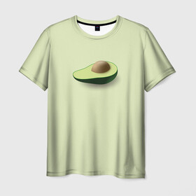 Мужская футболка 3D с принтом Авокадо в Кировске, 100% полиэфир | прямой крой, круглый вырез горловины, длина до линии бедер | авокадо | веган | еда блогеров | мемы | минимализм | прикольные картинки | прикольные надписи | растение | фрукт