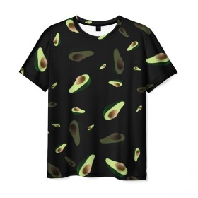 Мужская футболка 3D с принтом Авокадо в Кировске, 100% полиэфир | прямой крой, круглый вырез горловины, длина до линии бедер | авокадо | веган | еда блогеров | мемы | минимализм | прикольные картинки | прикольные надписи | растение | смешное авокадо | фрукт