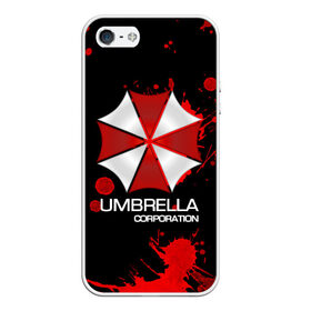 Чехол для iPhone 5/5S матовый с принтом UMBRELLA CORP в Кировске, Силикон | Область печати: задняя сторона чехла, без боковых панелей | biohazard | biohazard 7 | crocodile | fang | game | hand | monster | new umbrella | resident evil | resident evil 7 | umbrella | umbrella corp | umbrella corporation | zombie | обитель