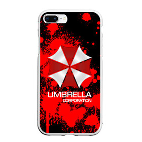 Чехол для iPhone 7Plus/8 Plus матовый с принтом UMBRELLA CORP в Кировске, Силикон | Область печати: задняя сторона чехла, без боковых панелей | biohazard | biohazard 7 | crocodile | fang | game | hand | monster | new umbrella | resident evil | resident evil 7 | umbrella | umbrella corp | umbrella corporation | zombie | обитель