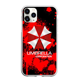 Чехол для iPhone 11 Pro матовый с принтом UMBRELLA CORP в Кировске, Силикон |  | biohazard | biohazard 7 | crocodile | fang | game | hand | monster | new umbrella | resident evil | resident evil 7 | umbrella | umbrella corp | umbrella corporation | zombie | обитель