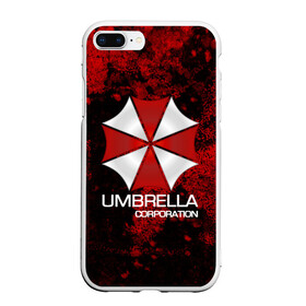 Чехол для iPhone 7Plus/8 Plus матовый с принтом UMBRELLA CORP в Кировске, Силикон | Область печати: задняя сторона чехла, без боковых панелей | biohazard | biohazard 7 | crocodile | fang | game | hand | monster | new umbrella | resident evil | resident evil 7 | umbrella | umbrella corp | umbrella corporation | zombie | обитель