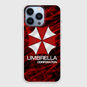 Чехол для iPhone 13 Pro с принтом UMBRELLA CORP в Кировске,  |  | Тематика изображения на принте: biohazard | biohazard 7 | crocodile | fang | game | hand | monster | new umbrella | resident evil | resident evil 7 | umbrella | umbrella corp | umbrella corporation | zombie | обитель