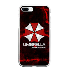 Чехол для iPhone 7Plus/8 Plus матовый с принтом UMBRELLA CORP в Кировске, Силикон | Область печати: задняя сторона чехла, без боковых панелей | biohazard | biohazard 7 | crocodile | fang | game | hand | monster | new umbrella | resident evil | resident evil 7 | umbrella | umbrella corp | umbrella corporation | zombie | обитель