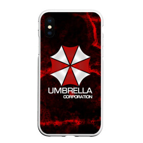 Чехол для iPhone XS Max матовый с принтом UMBRELLA CORP в Кировске, Силикон | Область печати: задняя сторона чехла, без боковых панелей | biohazard | biohazard 7 | crocodile | fang | game | hand | monster | new umbrella | resident evil | resident evil 7 | umbrella | umbrella corp | umbrella corporation | zombie | обитель