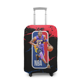 Чехол для чемодана 3D с принтом KOBE BRYANT. в Кировске, 86% полиэфир, 14% спандекс | двустороннее нанесение принта, прорези для ручек и колес | 24 | kobebryant | lakers | nba | баскетбол | баскетболист | коби брайант | лейкерс | нба | спорт