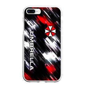 Чехол для iPhone 7Plus/8 Plus матовый с принтом UMBRELLA CORPORATION в Кировске, Силикон | Область печати: задняя сторона чехла, без боковых панелей | corp | corporation | resident evil | umbrella | umbrella corporation | зомби апокалипсис | зонт | игра