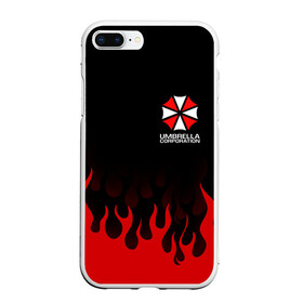 Чехол для iPhone 7Plus/8 Plus матовый с принтом UMBRELLA CORPORATION в Кировске, Силикон | Область печати: задняя сторона чехла, без боковых панелей | corp | corporation | resident evil | umbrella | umbrella corporation | зомби апокалипсис | зонт | игра