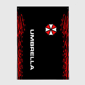 Постер с принтом UMBRELLA CORPORATION. в Кировске, 100% бумага
 | бумага, плотность 150 мг. Матовая, но за счет высокого коэффициента гладкости имеет небольшой блеск и дает на свету блики, но в отличии от глянцевой бумаги не покрыта лаком | corp | corporation | resident evil | umbrella | umbrella corporation | зомби апокалипсис | зонт | игра