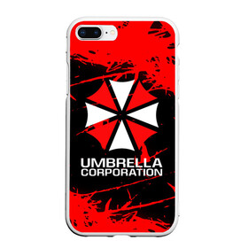 Чехол для iPhone 7Plus/8 Plus матовый с принтом UMBRELLA CORPORATION в Кировске, Силикон | Область печати: задняя сторона чехла, без боковых панелей | corp | corporation | resident evil | umbrella | umbrella corporation | зомби апокалипсис | зонт | игра