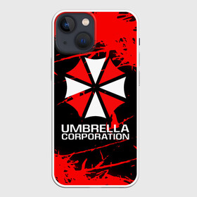 Чехол для iPhone 13 mini с принтом UMBRELLA CORPORATION. в Кировске,  |  | corp | corporation | resident evil | umbrella | umbrella corporation | зомби апокалипсис | зонт | игра