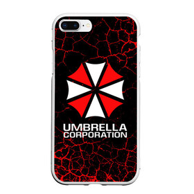 Чехол для iPhone 7Plus/8 Plus матовый с принтом UMBRELLA CORPORATION в Кировске, Силикон | Область печати: задняя сторона чехла, без боковых панелей | corp | corporation | resident evil | umbrella | umbrella corporation | зомби апокалипсис | зонт | игра