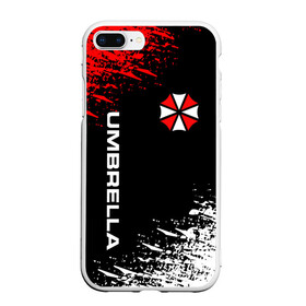 Чехол для iPhone 7Plus/8 Plus матовый с принтом UMBRELLA CORPORATION в Кировске, Силикон | Область печати: задняя сторона чехла, без боковых панелей | corp | corporation | resident evil | umbrella | umbrella corporation | зомби апокалипсис | зонт | игра