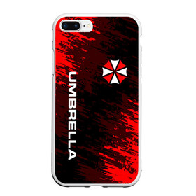 Чехол для iPhone 7Plus/8 Plus матовый с принтом UMBRELLA CORPORATION в Кировске, Силикон | Область печати: задняя сторона чехла, без боковых панелей | corp | corporation | resident evil | umbrella | umbrella corporation | зомби апокалипсис | зонт | игра