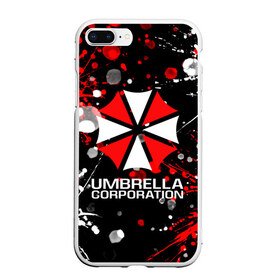 Чехол для iPhone 7Plus/8 Plus матовый с принтом UMBRELLA CORPORATION в Кировске, Силикон | Область печати: задняя сторона чехла, без боковых панелей | corp | corporation | resident evil | umbrella | umbrella corporation | зомби апокалипсис | зонт | игра