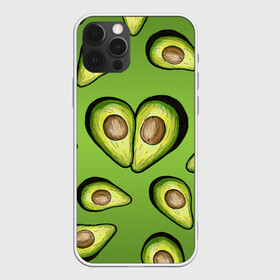 Чехол для iPhone 12 Pro с принтом Люблю авокадо в Кировске, силикон | область печати: задняя сторона чехла, без боковых панелей | food | green | vegetarian | вегетарианец | влюбленность | влюбленные | вместе навсегда | девушке | здоровый | здоровый образ жизни | зелень | кружка | любимая | любимый | люблю | май | натуральный