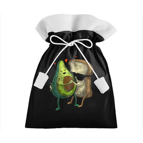 Подарочный 3D мешок с принтом Love в Кировске, 100% полиэстер | Размер: 29*39 см | avocado | avocato | avogato | cat | cats | авокадо | авокато | авокот | картинка | картинки | кот | коте | котэ | прикольная | прикольные