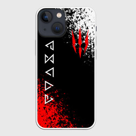 Чехол для iPhone 13 mini с принтом THE WITCHER. в Кировске,  |  | geralt | the witcher | the witcher wild hunt | witcher | ведьмак | ведьмак 3 | геральт | сериал