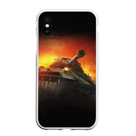 Чехол для iPhone XS Max матовый с принтом Tank в Кировске, Силикон | Область печати: задняя сторона чехла, без боковых панелей | 23 февраля | армия | военная тематика | военная техника | военные | военный | защитник отечества | оружие | праздник | праздник защитника | силовые структуры | танк