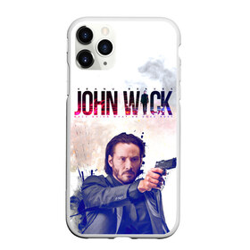 Чехол для iPhone 11 Pro Max матовый с принтом John Wick в Кировске, Силикон |  | john wick | keanu reeves | боевик | джон уик | киану ривз | кино | пистолет | фильм