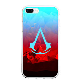 Чехол для iPhone 7Plus/8 Plus матовый с принтом ASSASSIN`S CREED в Кировске, Силикон | Область печати: задняя сторона чехла, без боковых панелей | black flag | brotherhood | chronicles | creed | game | origins | revelations | rogue | syndicate | unity | альтаир | ассасин | игры | кинжал | пираты