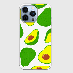Чехол для iPhone 13 Pro с принтом АВОКАДО в Кировске,  |  | Тематика изображения на принте: ovakado | авокадо | фрукты