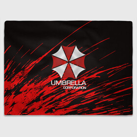 Плед 3D с принтом UMBRELLA CORP в Кировске, 100% полиэстер | закругленные углы, все края обработаны. Ткань не мнется и не растягивается | biohazard | biohazard 7 | crocodile | fang | game | hand | monster | new umbrella | resident evil | resident evil 7 | umbrella | umbrella corp | umbrella corporation | zombie | обитель