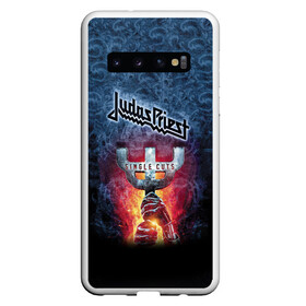 Чехол для Samsung Galaxy S10 с принтом Judas priest в Кировске, Силикон | Область печати: задняя сторона чехла, без боковых панелей | heavy metal | judas | judas priest | metal | priest | гленн типтон | грув метал | йен хилл | ричи фолкнер | роб хэлфорд | скотт трэвис | хард рок | хеви метал