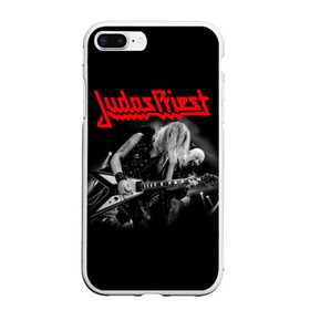 Чехол для iPhone 7Plus/8 Plus матовый с принтом JUDAS PRIEST в Кировске, Силикон | Область печати: задняя сторона чехла, без боковых панелей | firepower | judas priest | бог металла | джудас прист | иуда прист | музыка | роб хэлфорд | рок | рок н ролл | хэви метал