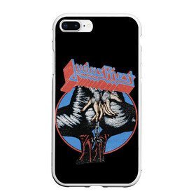 Чехол для iPhone 7Plus/8 Plus матовый с принтом Judas Priest в Кировске, Силикон | Область печати: задняя сторона чехла, без боковых панелей | album | judas priest | metal | music | rock | джудас прист | метал | рок